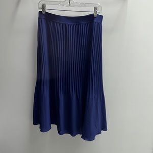 Purple pleated skirt from J.Crew